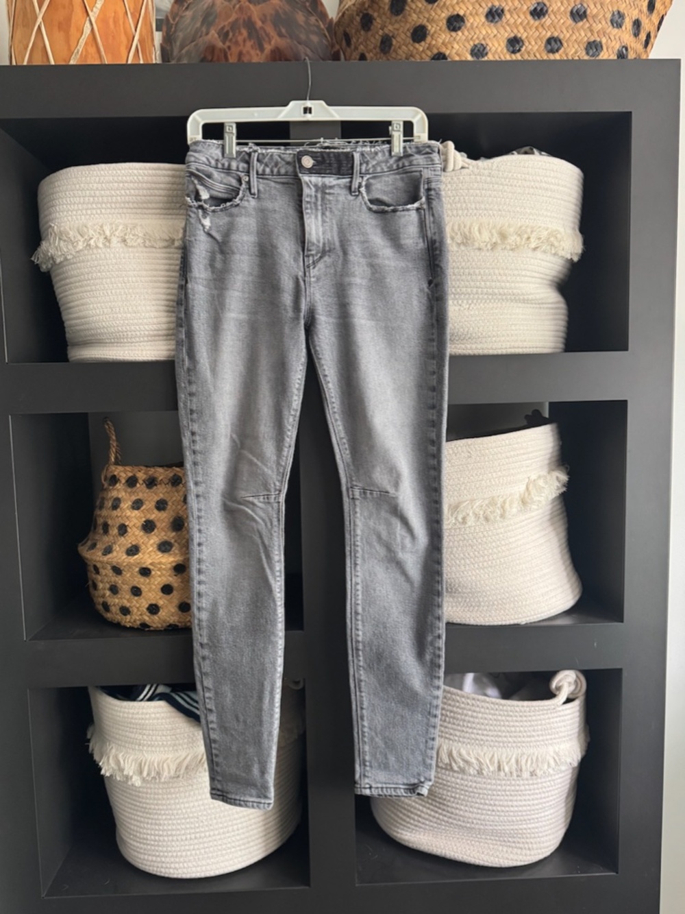 RtA Gray Skinny Jeans